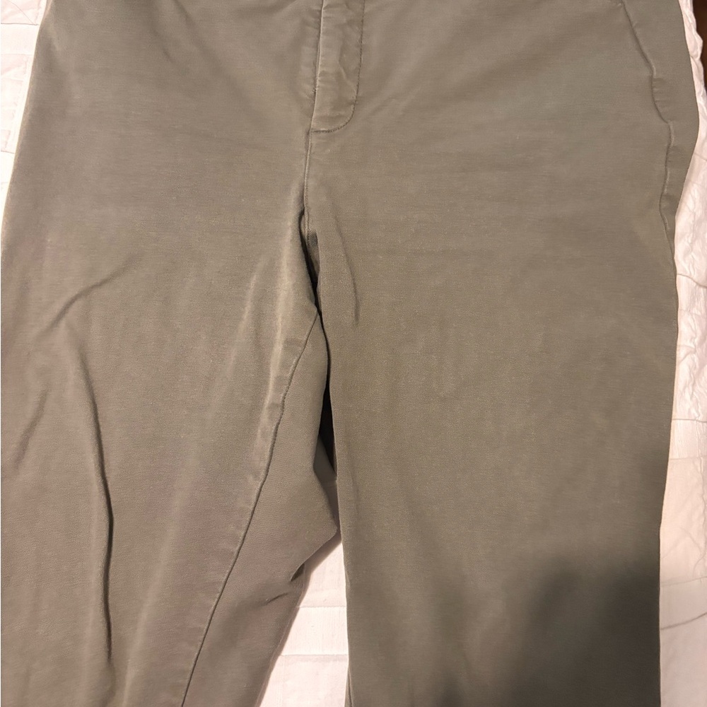 Green high rise skinny old navy pants